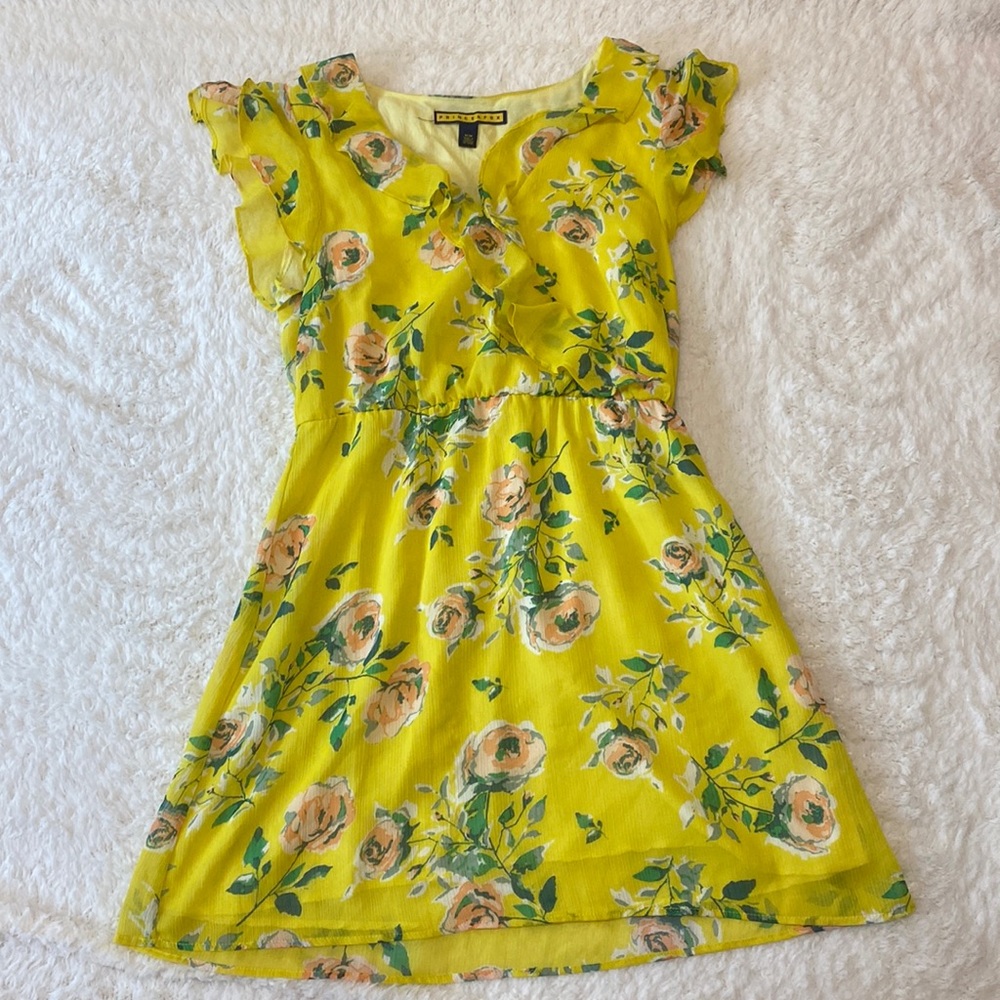 Yellow summer dress